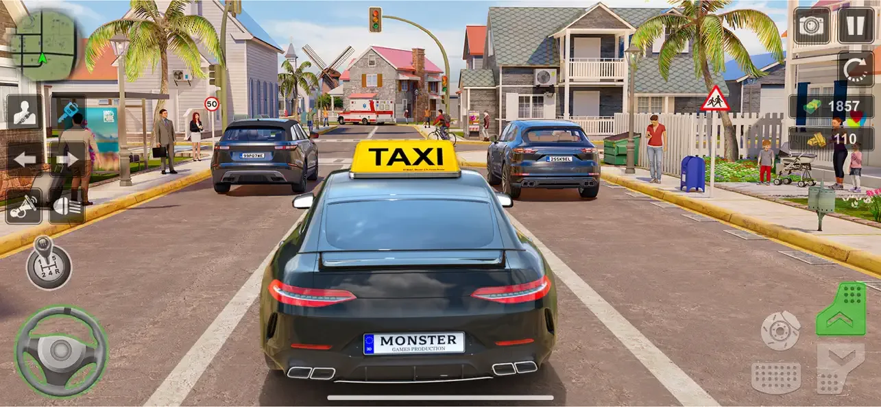 Radio Taxi Driving Game 2021 screenshot 1