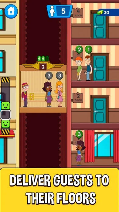 Hotel Elevator: Doorman Mania screenshot 1