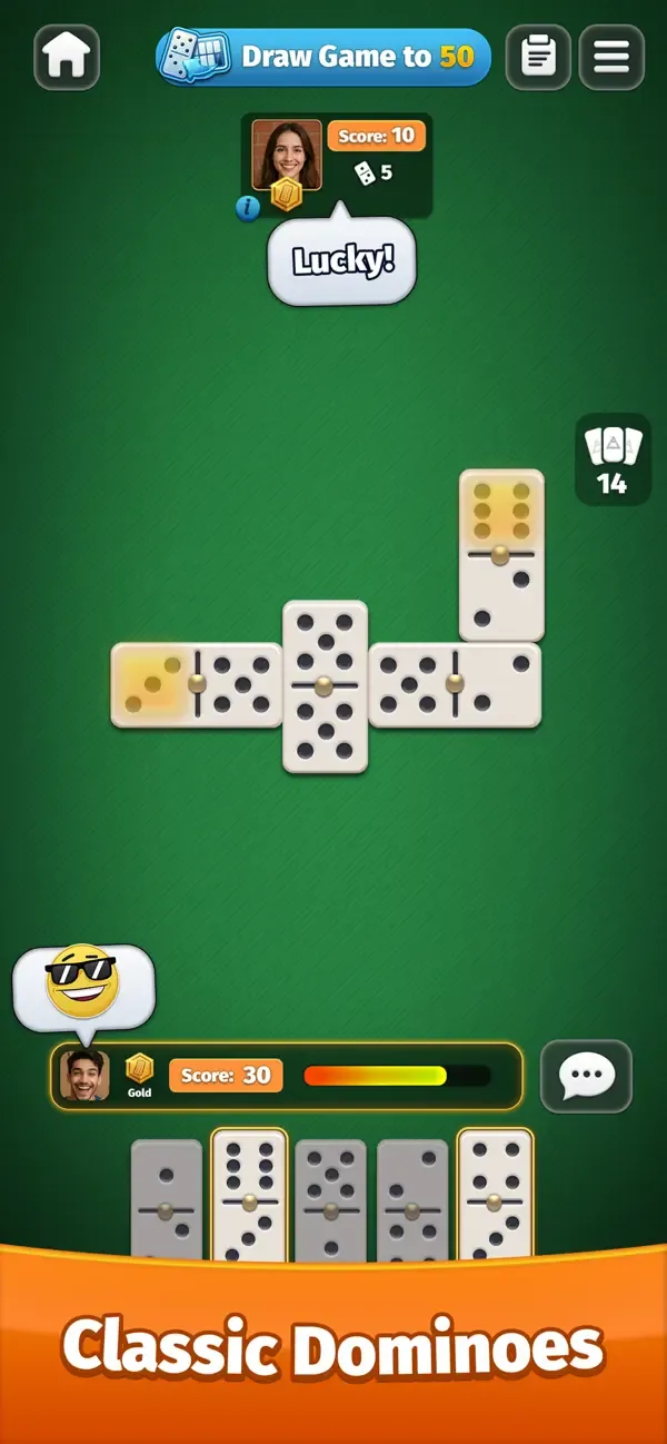 Domino online - play dominoes! screenshot 1