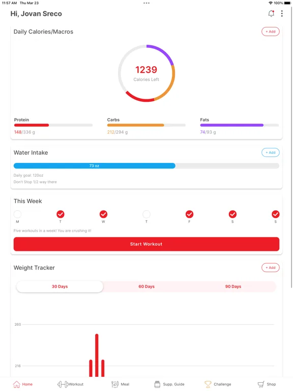 1UP Fitness screenshot 5