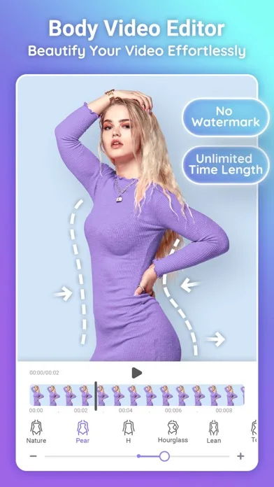 PrettyUp-Portrait Editor Video screenshot 1