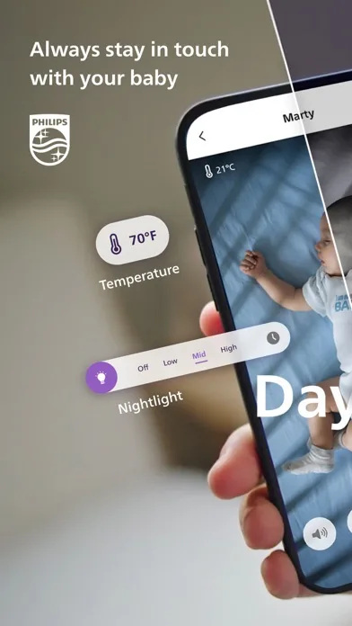 Philips Avent Baby Monitor+ screenshot 1