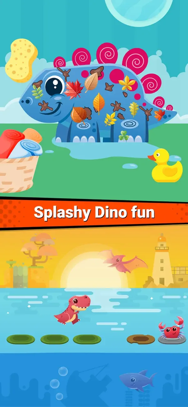 Dinosaur games for kids 3-8 screenshot 2
