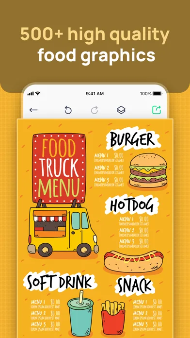 Menu Maker: Design Creator screenshot 4