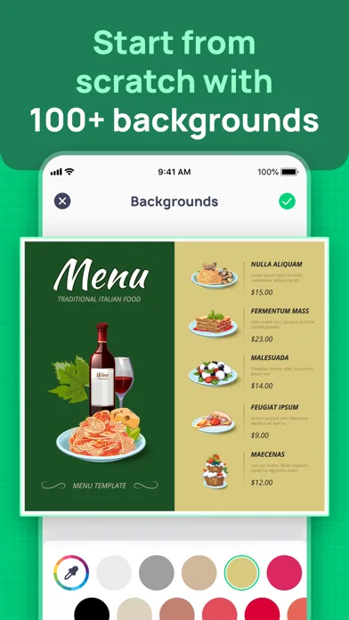 Menu Maker: Design Creator screenshot 5