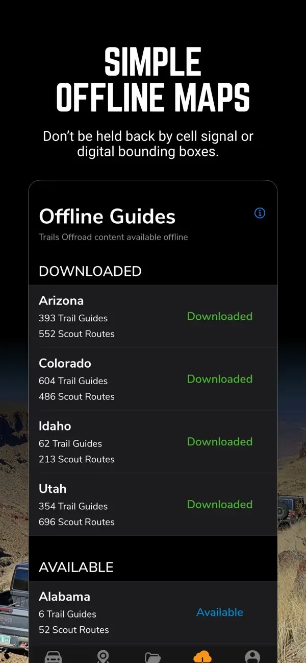 Trails Offroad: Offline Maps screenshot 4