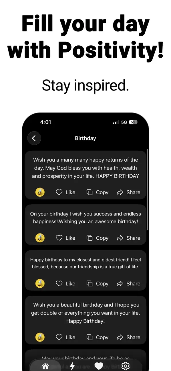 Messages & Quotes for WhatsApp screenshot 3
