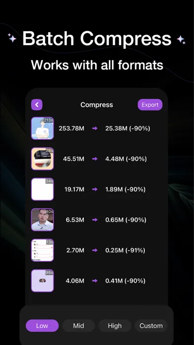 Video Compressor - HQ Compress screenshot 2