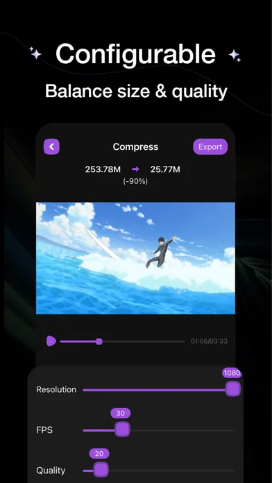 Video Compressor - HQ Compress screenshot 3