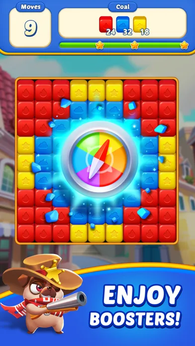 Cube Blast Match 3: Toon & Toy screenshot 1
