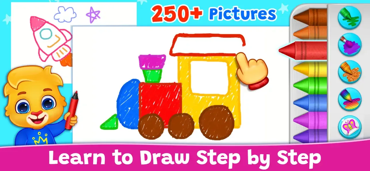 Drawing Games: Draw & Color screenshot 1