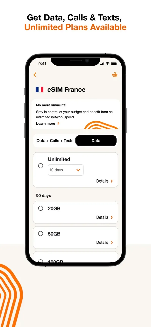 Orange Travel: Prepaid eSIM screenshot 2