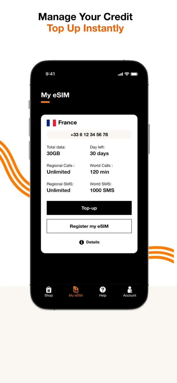 Orange Travel: Prepaid eSIM screenshot 4