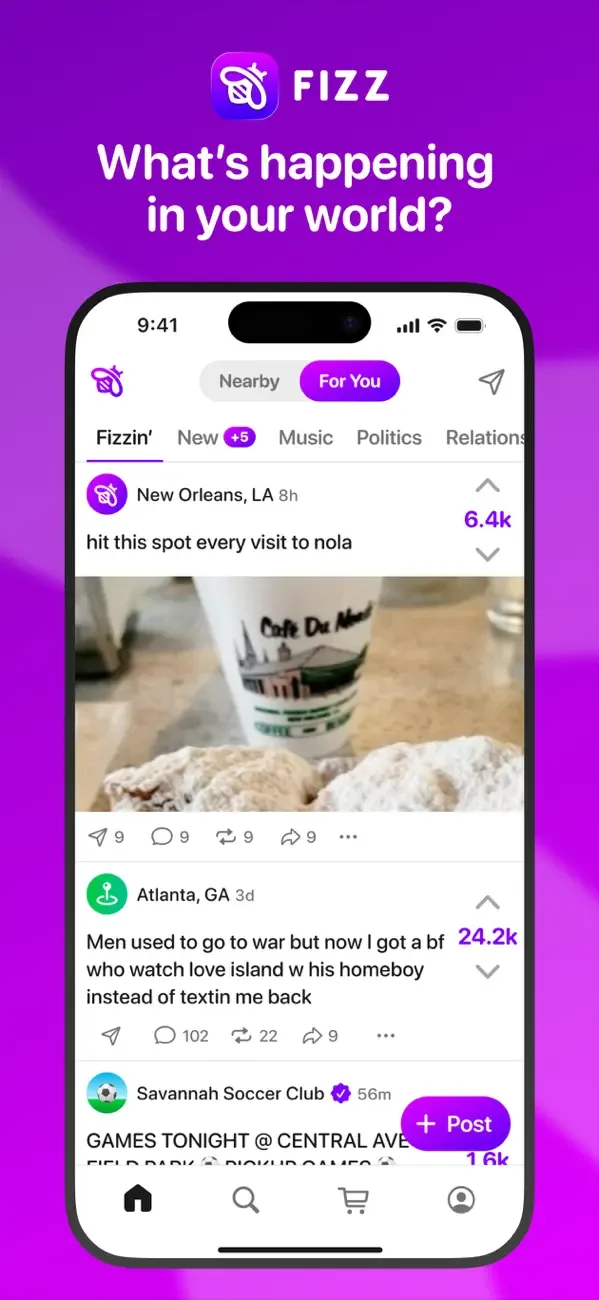 Fizz: Your Authentic Community screenshot 1
