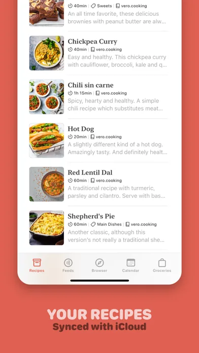 Mela - Recipe Manager screenshot 2