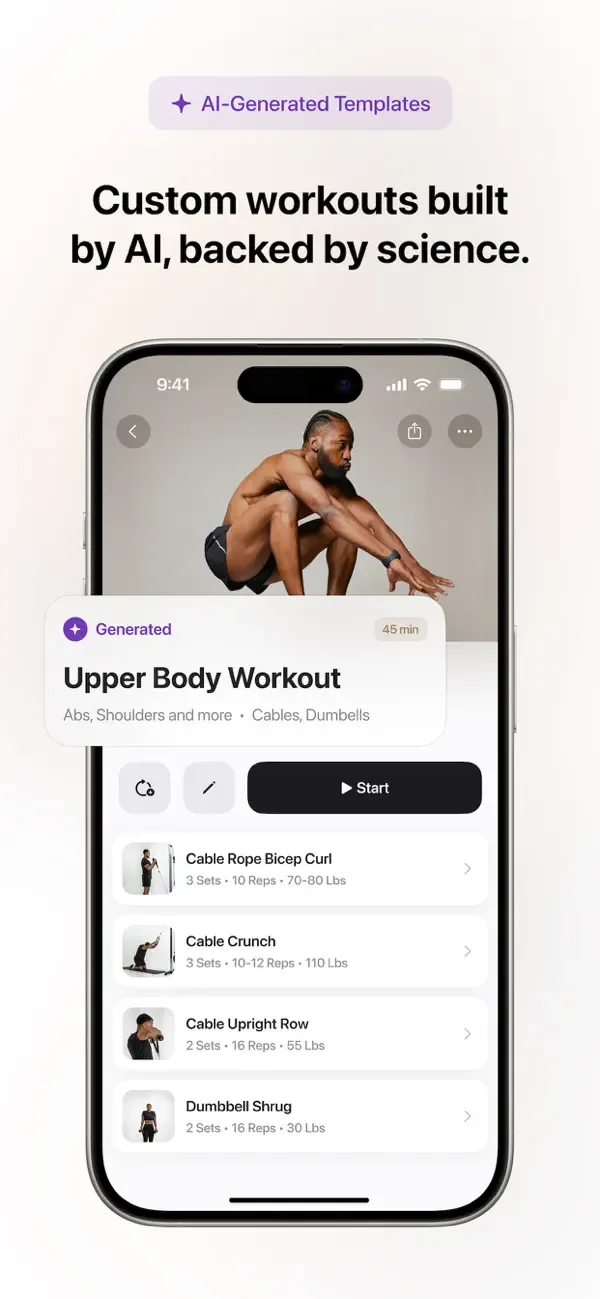 Motra AI Workout Fitness Coach screenshot 5