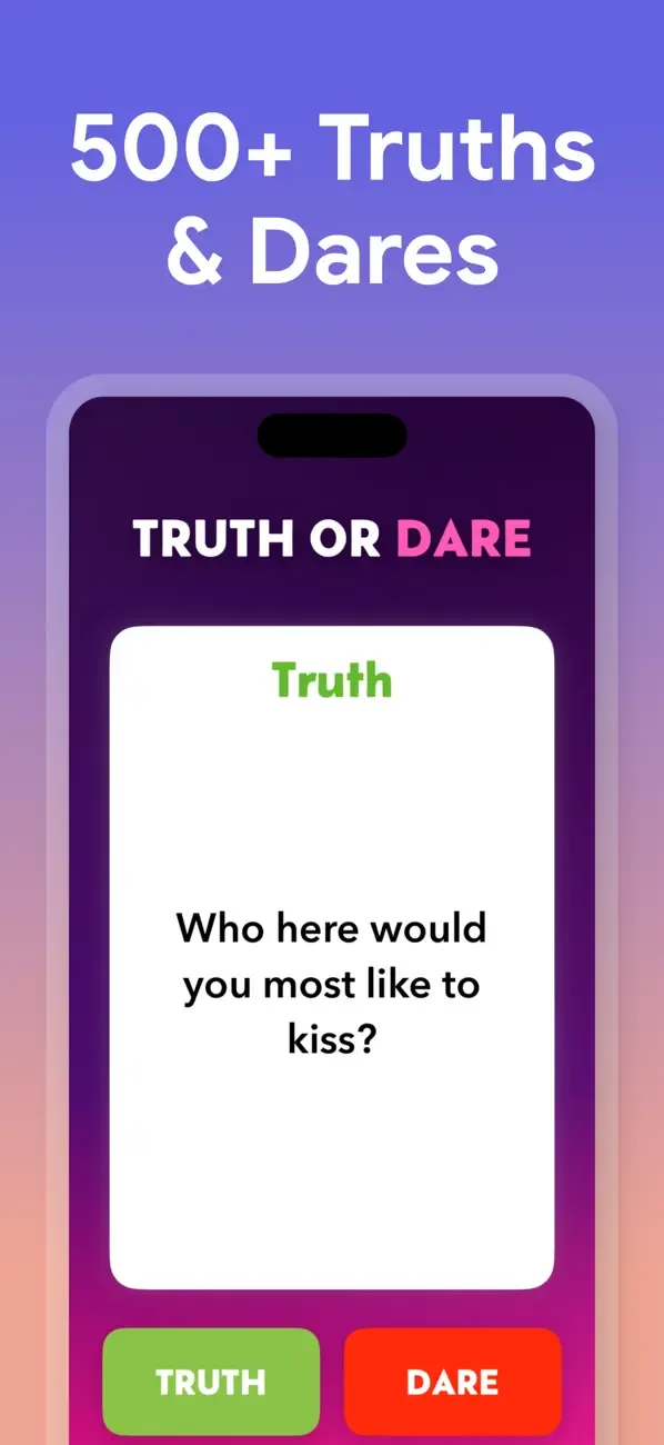 Truth Or Dare? - Group Game screenshot 1