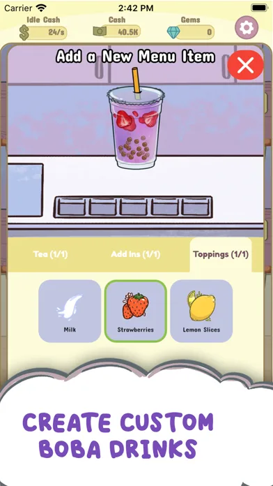 Boba Barista Idle screenshot 2