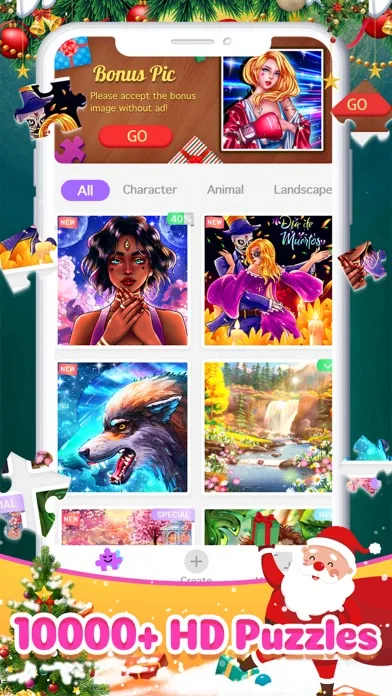 Jigsaw Puzzle - Christmas game screenshot 2