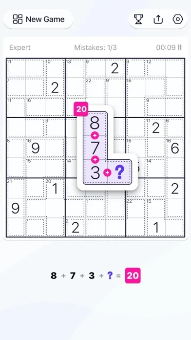 Killer Sudoku - Puzzle Games screenshot 5