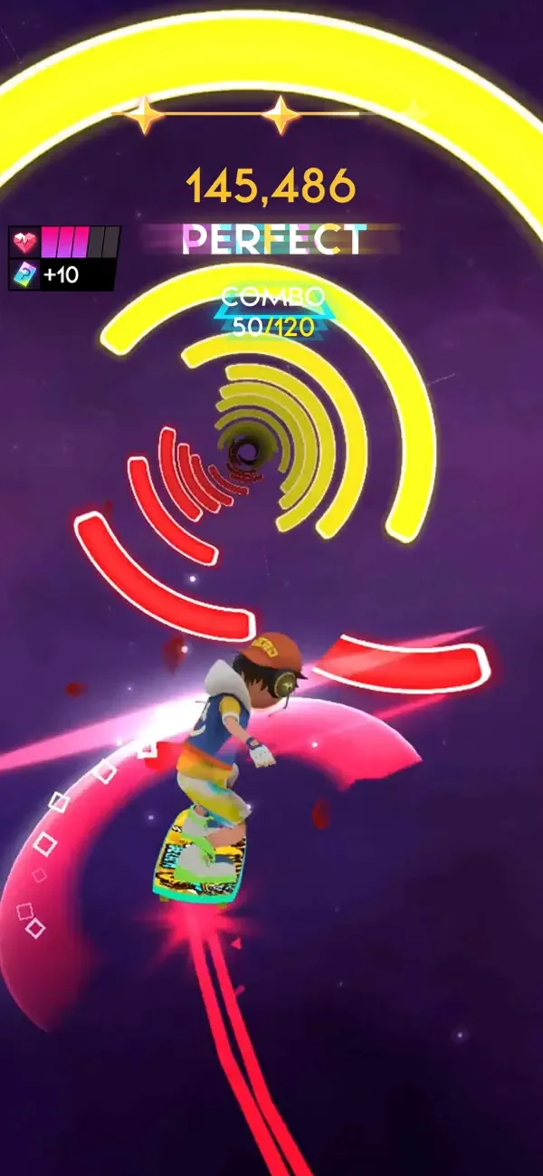 Cyber Surfer: EDM & Skateboard screenshot 1