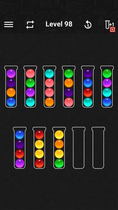 Ball Sort Color Water Puzzle screenshot 1