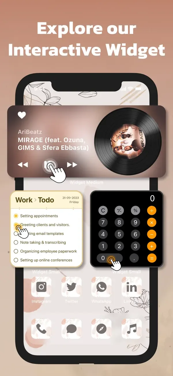Widget Custom HomeScreen screenshot 3