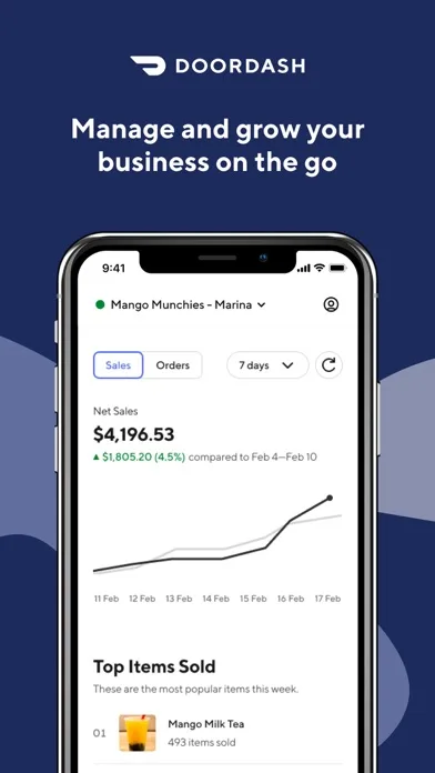 DoorDash - Business Manager screenshot 1