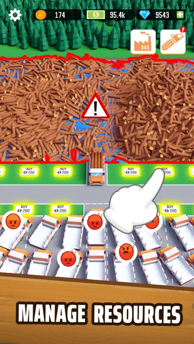 Idle Lumber Empire - Wood Game screenshot 3