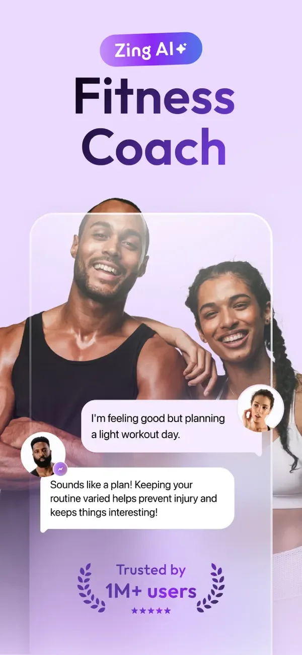 Zing AI: Home & Gym Workouts screenshot 1