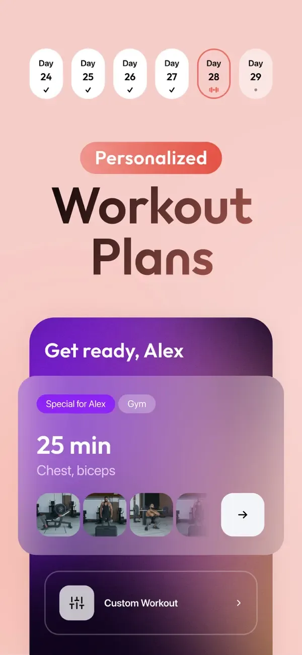 Zing AI: Home & Gym Workouts screenshot 3