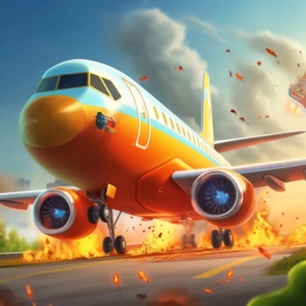 Sling Plane 3D - Sky Crash Jet