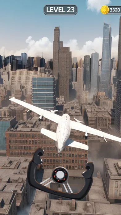 Sling Plane 3D - Sky Crash Jet screenshot 1