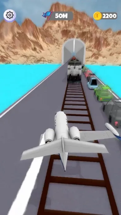 Sling Plane 3D - Sky Crash Jet screenshot 5