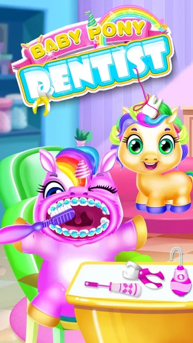 Baby Pony Games - Dentist Game screenshot 1
