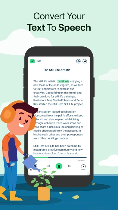 Text To Speech : Audio Books screenshot 1