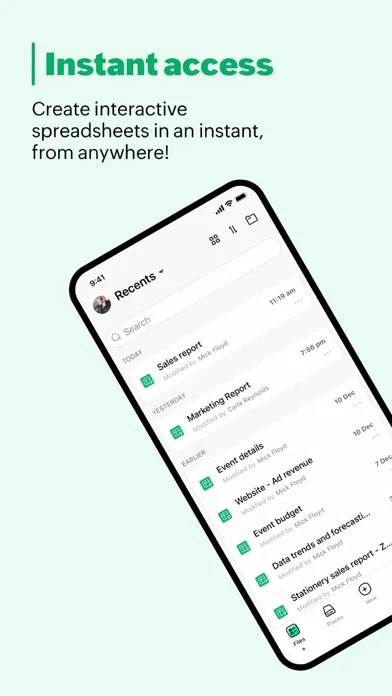 Zoho Sheet: Spreadsheet App screenshot 1
