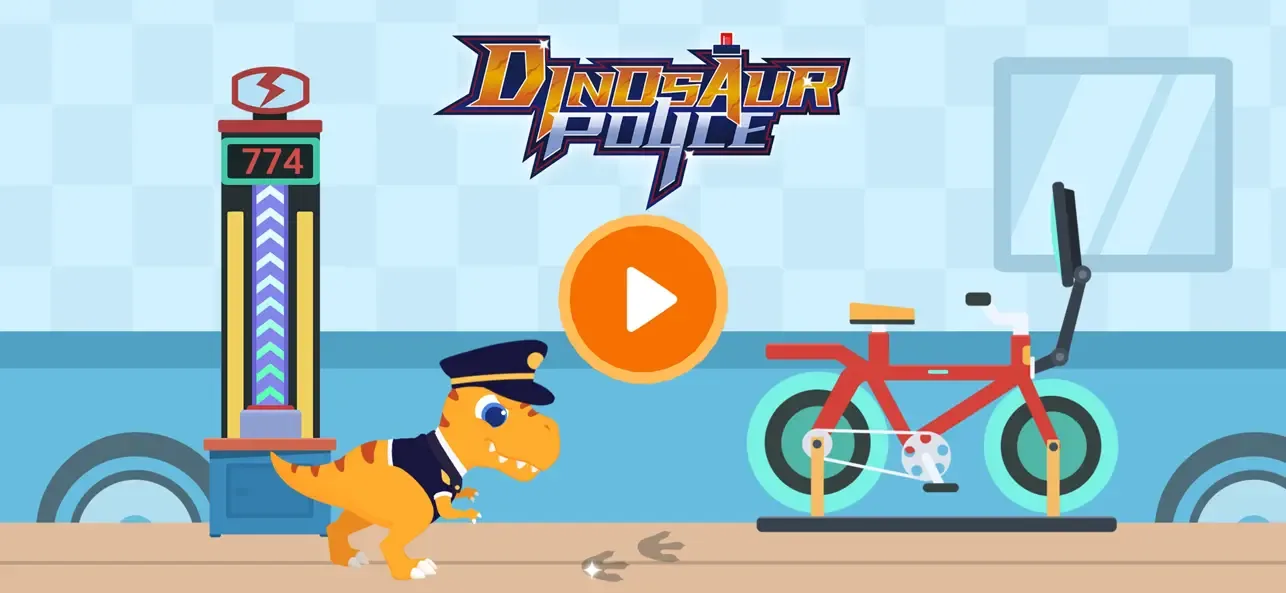 Dinosaur Police Games for kids screenshot 1