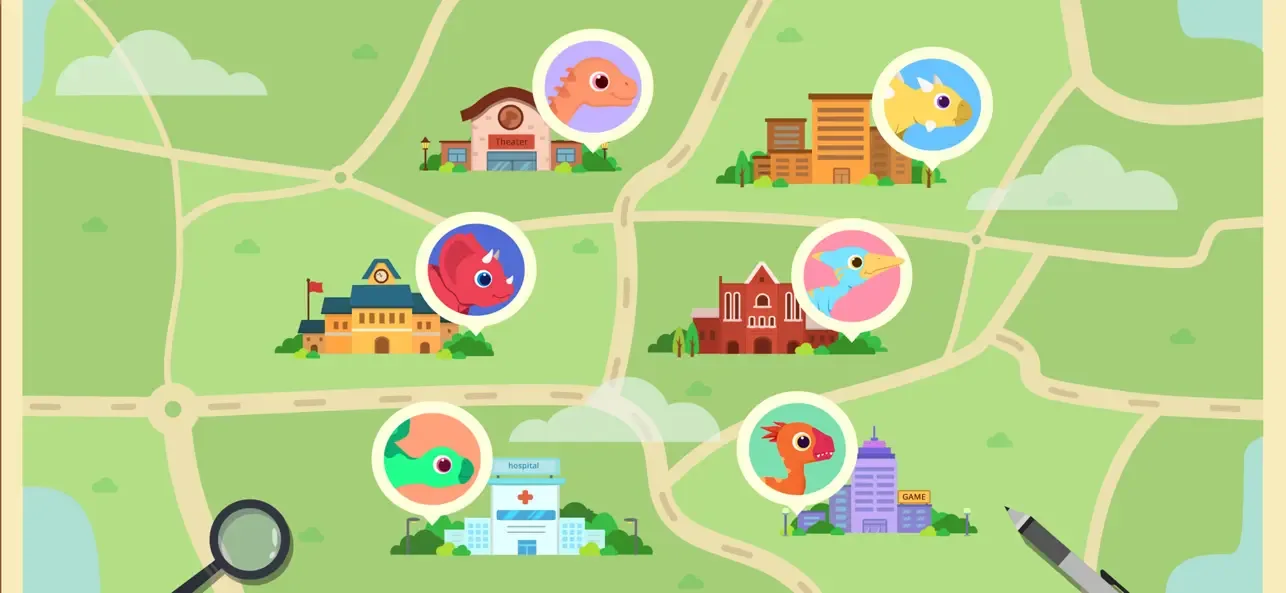 Dinosaur Police Games for kids screenshot 2