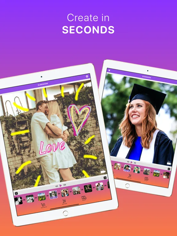Quick Slideshow Maker + Music screenshot 1