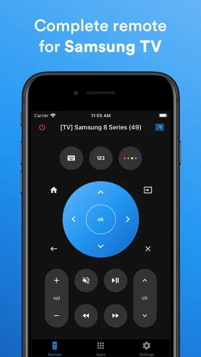 Smart TV Remote for Samsung screenshot 1