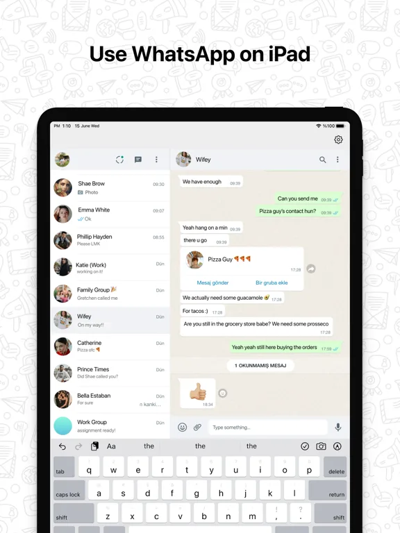 Messenger Web screenshot 1