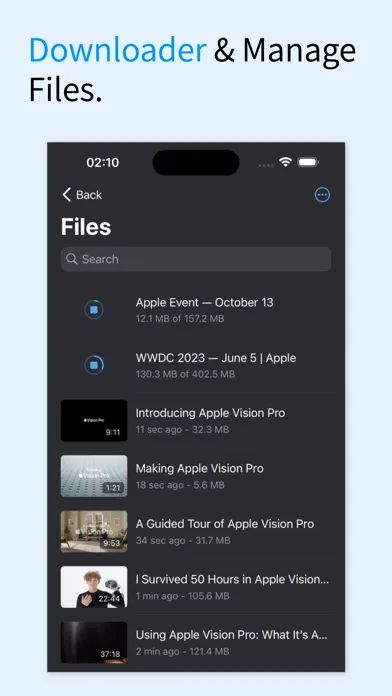 Offline: Files, Browser, VPN screenshot 1