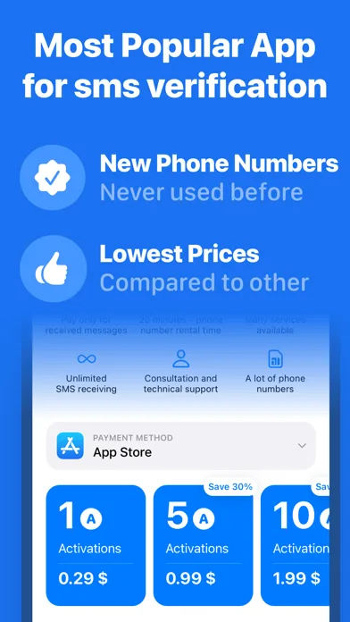 SMS Virtual - Receive SMS screenshot 3