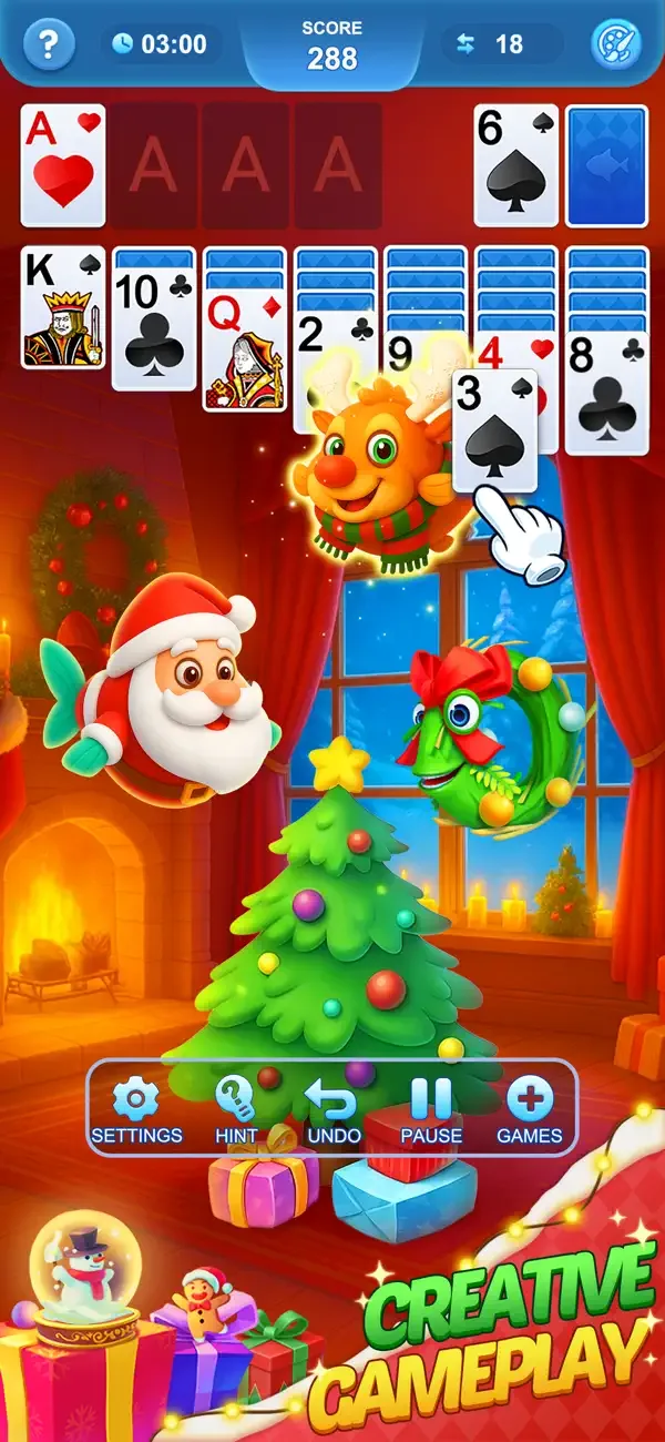 Solitaire 3D Fish screenshot 1
