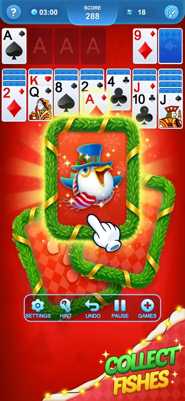 Solitaire 3D Fish screenshot 2