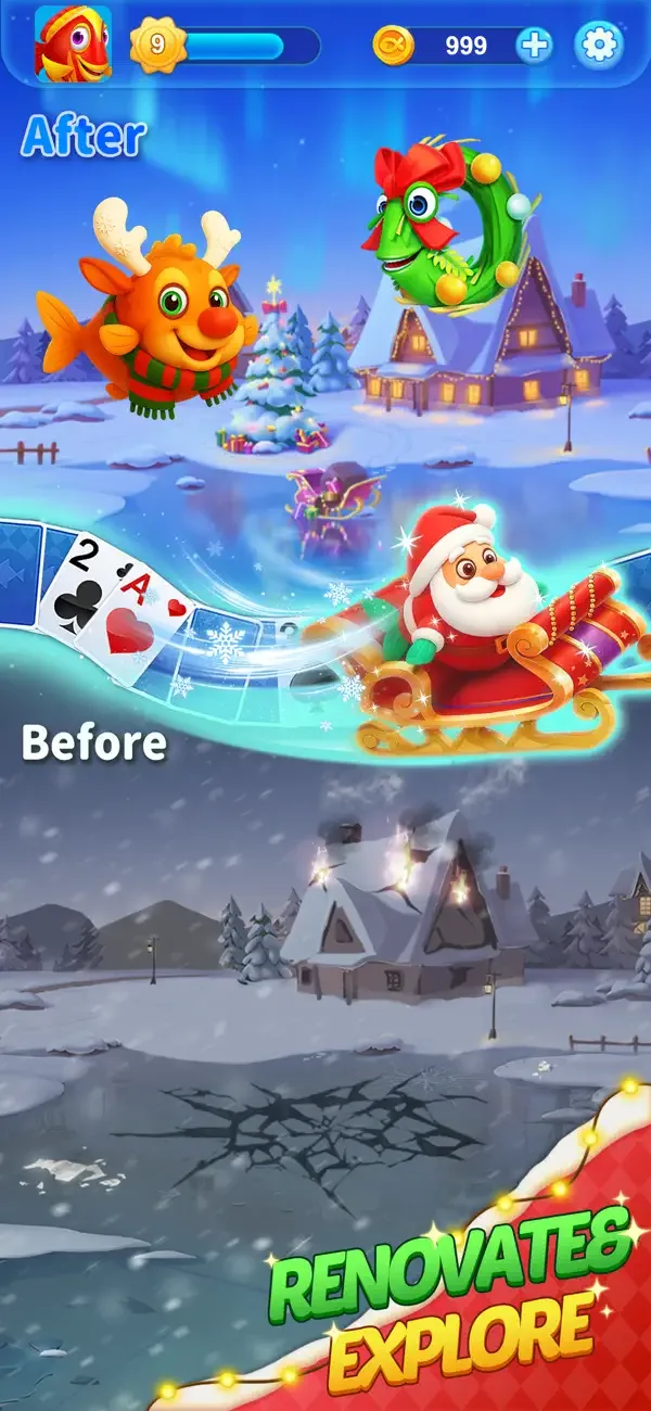 Solitaire 3D Fish screenshot 5