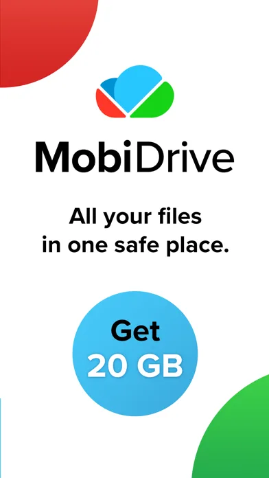 MobiDrive Cloud Storage & Sync screenshot 1