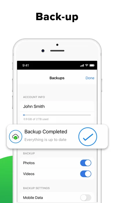 MobiDrive Cloud Storage & Sync screenshot 2
