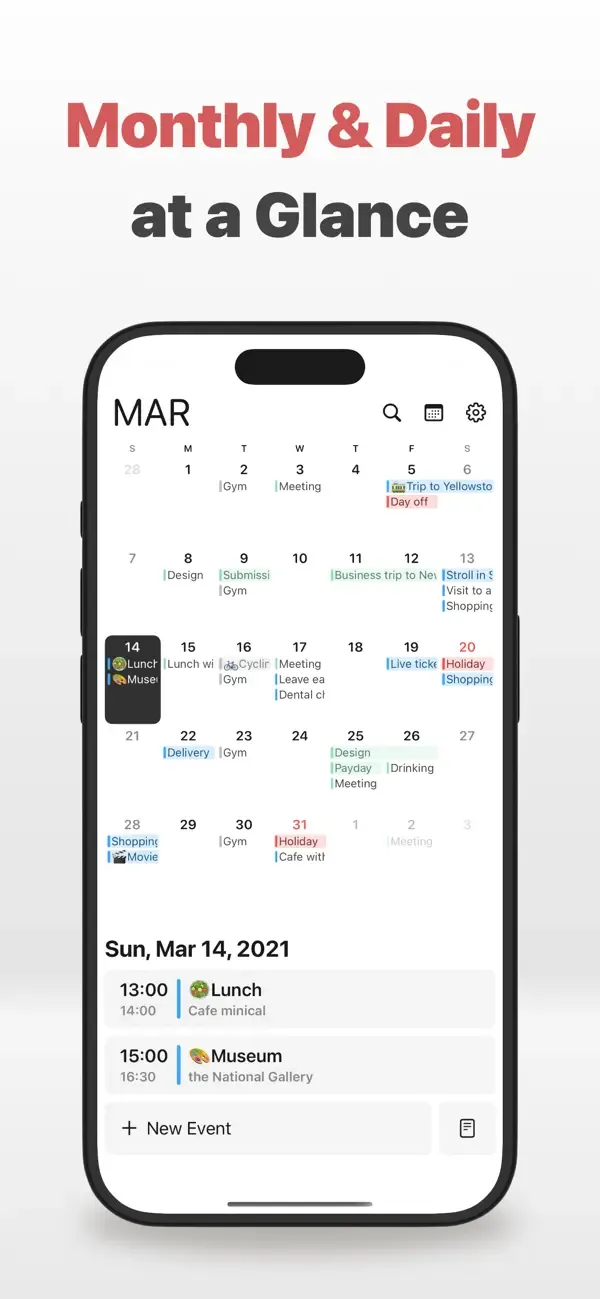 minical - Planner & Calendar screenshot 3